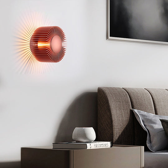 Round Sun Flowers LED Modern Decorative Wall Light