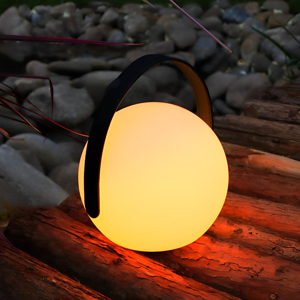 6 Inch Portable RGB Sphere Table Lamp – Colorful Ambient Lighting