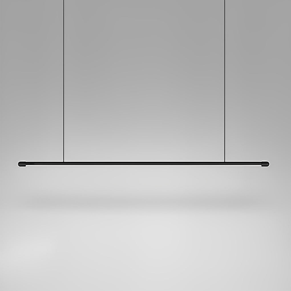 16" Geometric Adjustable Black LED Pendant Light