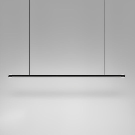 16" Geometric Adjustable Black LED Pendant Light
