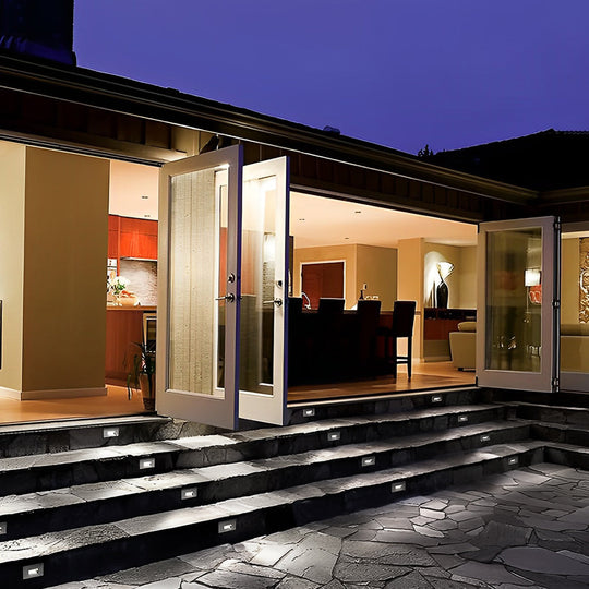 Rectangular & Grilles 3W LED IP65 Stair Wall Recessed Lights