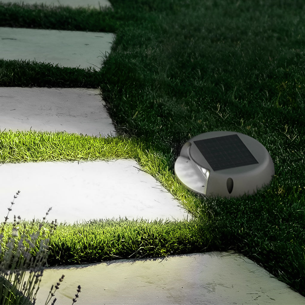 Wall Protected Flush Mount On Step Lights Solar LED Stairway Landscape Lighting