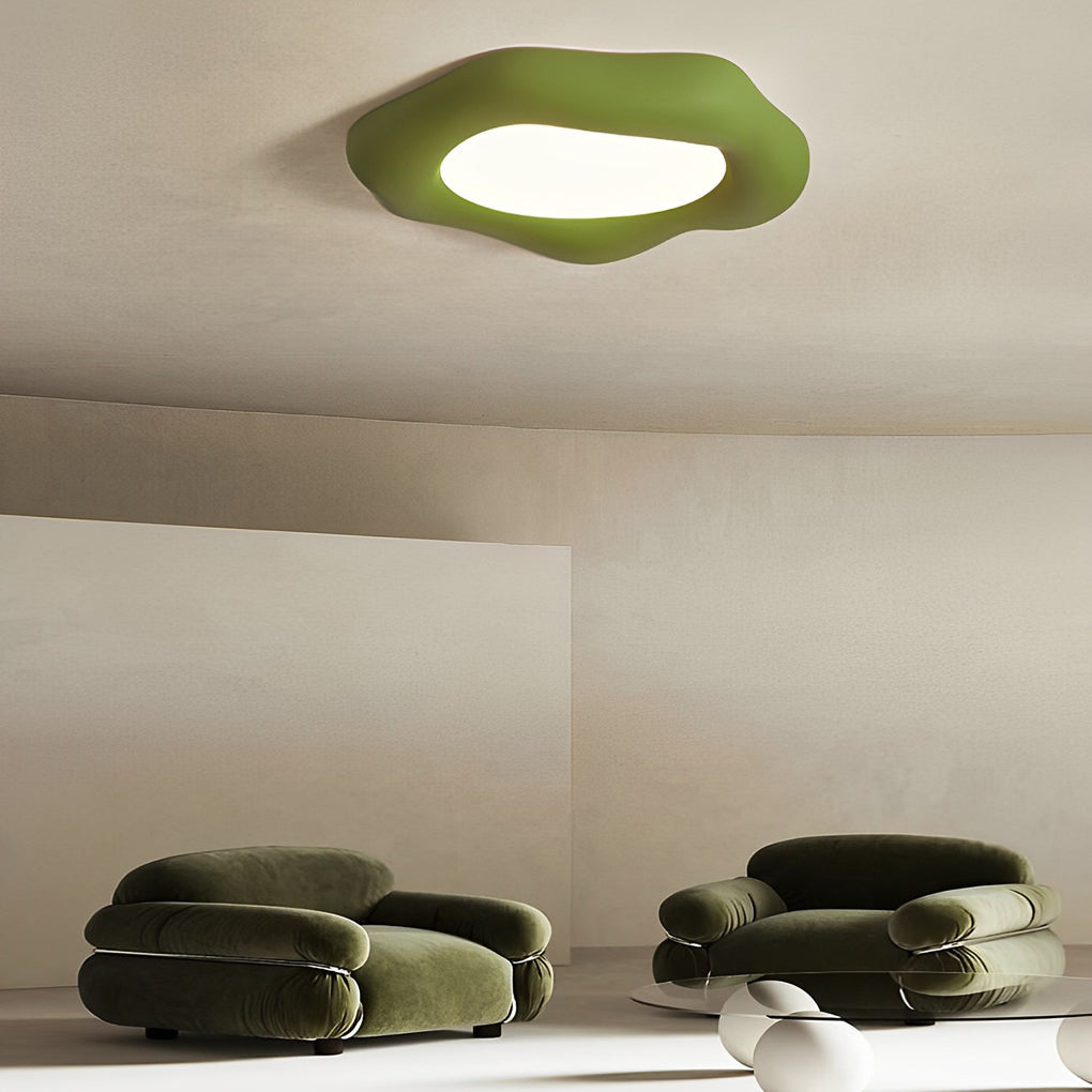 Clouds Handmade LED Three Step Dimming Japanese-Style Ceiling Light
