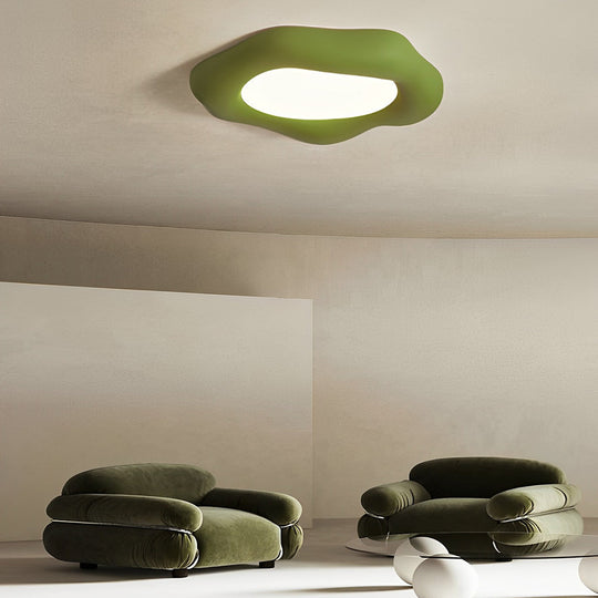 Clouds Handmade LED Three Step Dimming Japanese-Style Ceiling Light