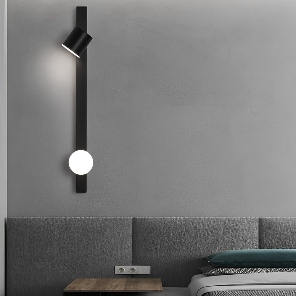 Adjustable Minimalist Electroplated LED Wall Lamp