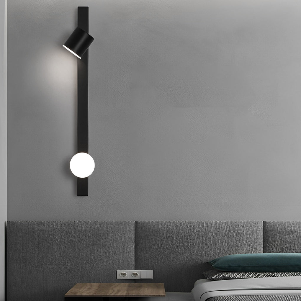 Adjustable Minimalist Electroplated LED Wall Lamp