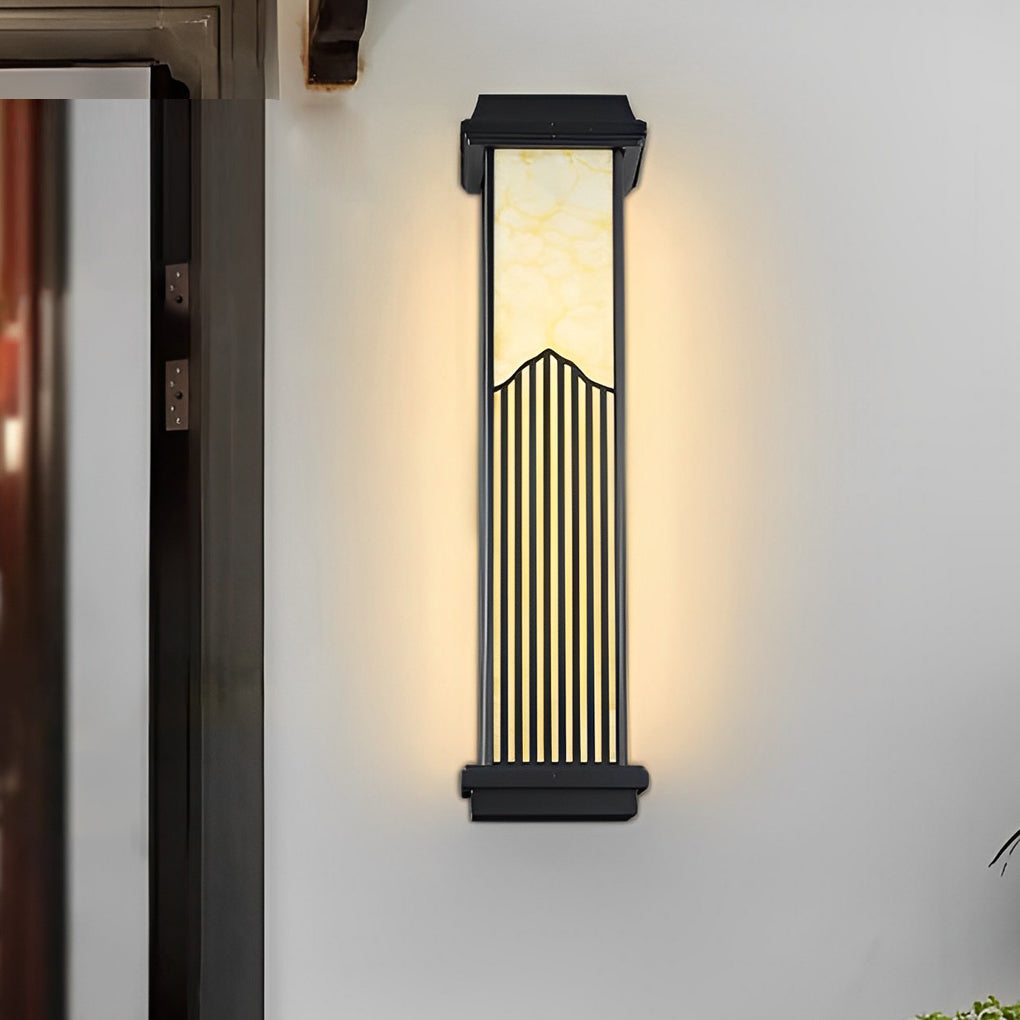 Solar Powered Waterproof Outdoor Wall Light with Remote