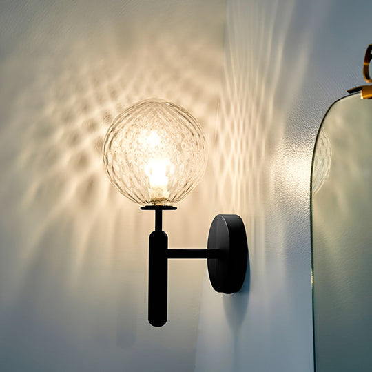 Glass Ball Shaped 5W LED Nordic Wall Sconce Lighting