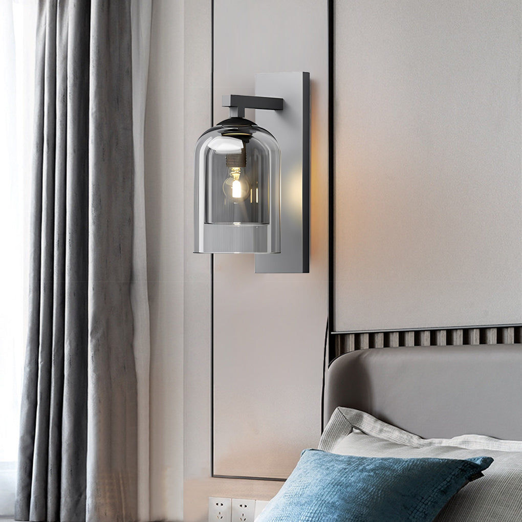 Double-Layer Glass Shade Nordic Minimalist Wall Lamp