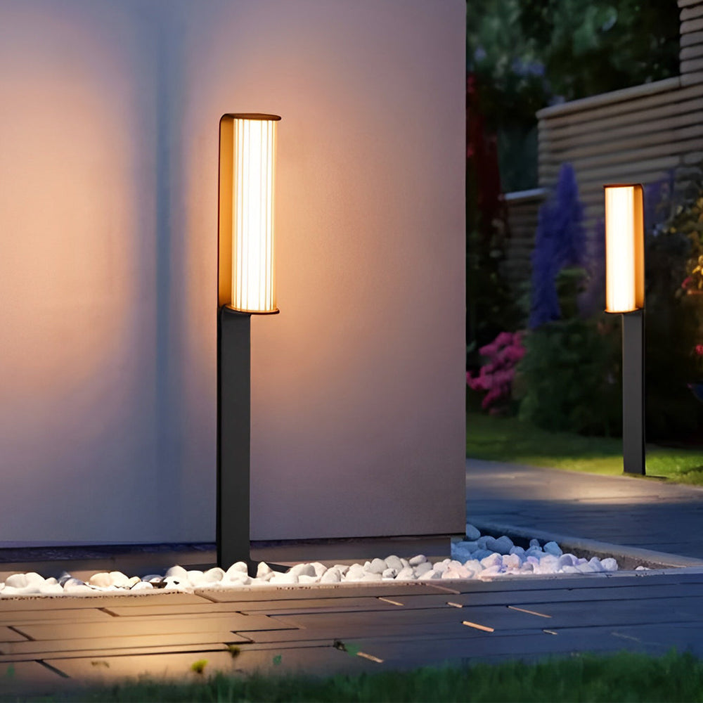 Back-to-Back Dual Cylinder LED Pathway Lights