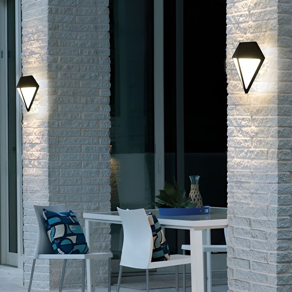 Creative Geometric LED Outdoor Wall Sconce Waterproof Light