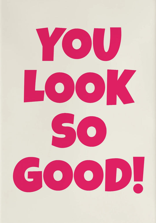 Ciao Minimal Typographic Canvas Wall Art Print