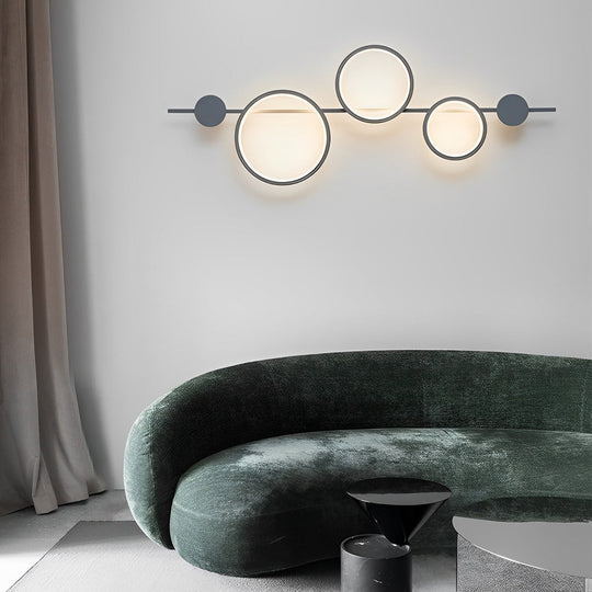Circles Strips Creative LED Modern Wall Lamp
