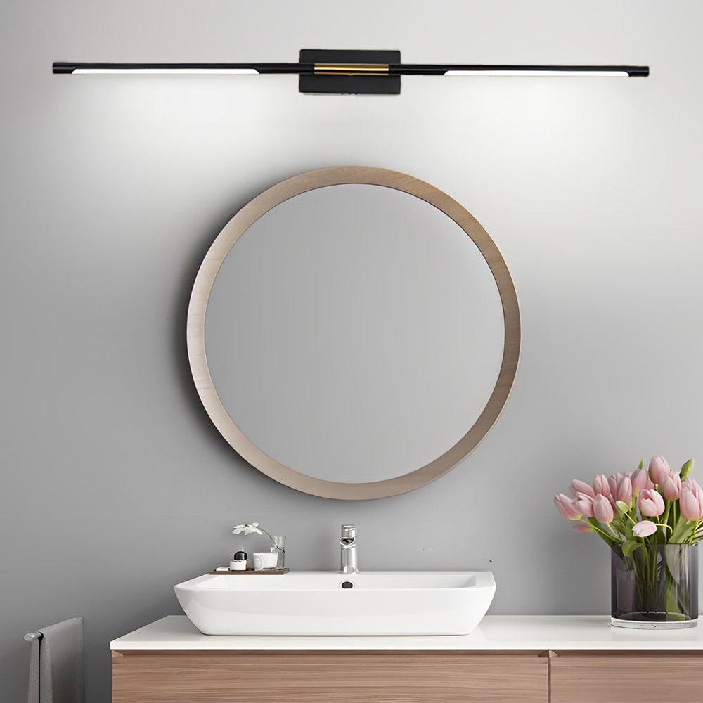 Black & Gold Linear LED Bathroom Vanity Light Bar