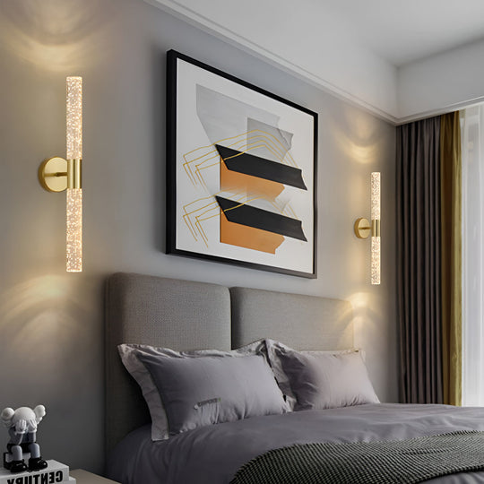 Nordic Cylinder LED Wall Lamp – Iron & Acrylic Wall Sconce
