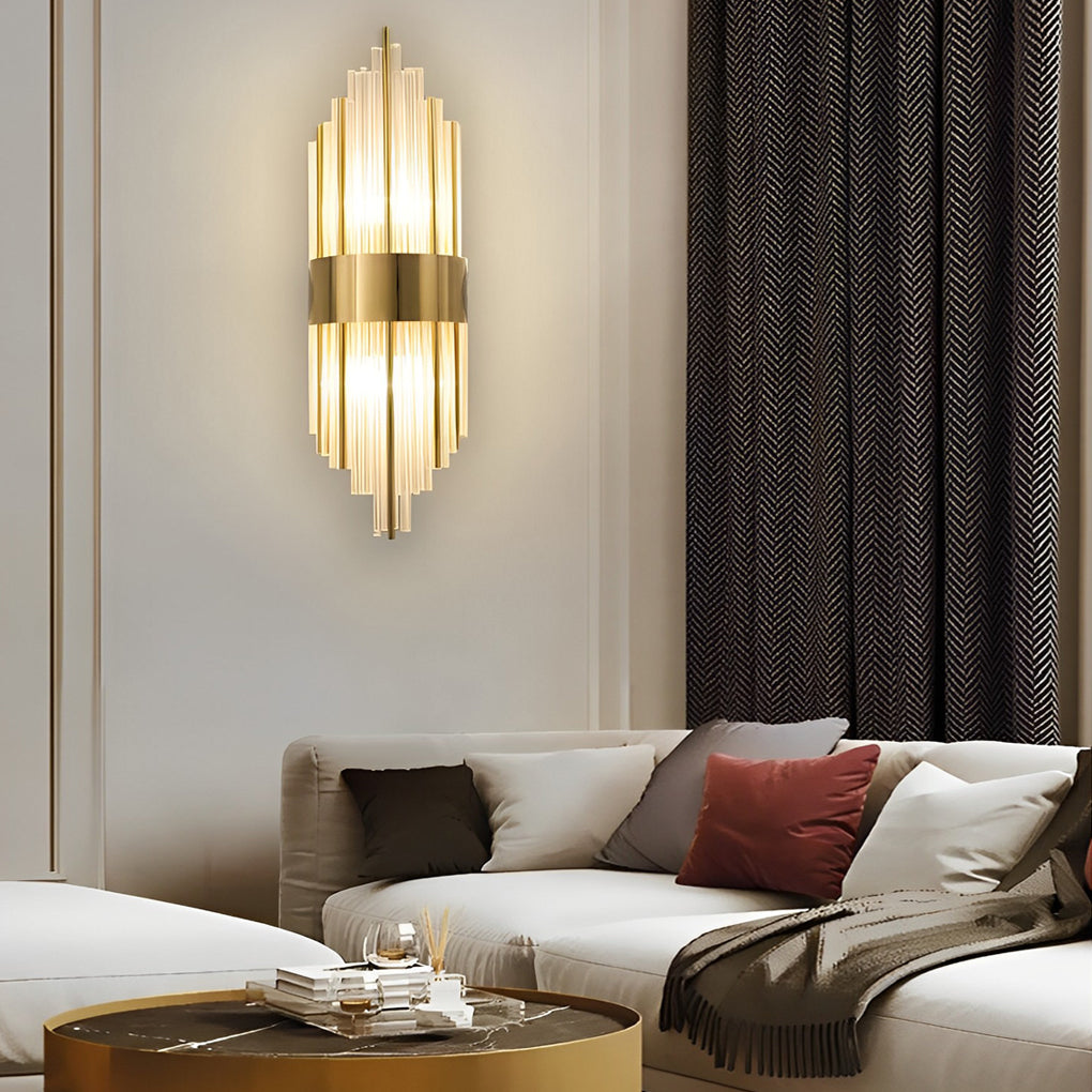 Simple Luxury Post-Modern Crystal LED Wall Lamp