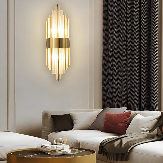 Simple Luxury Post-Modern Crystal LED Wall Lamp