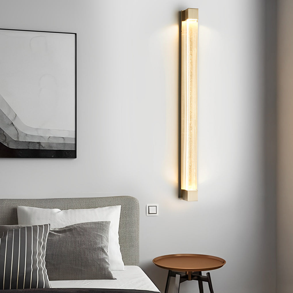 Minimalist Crystal Strip Postmodern LED Wall Lamp
