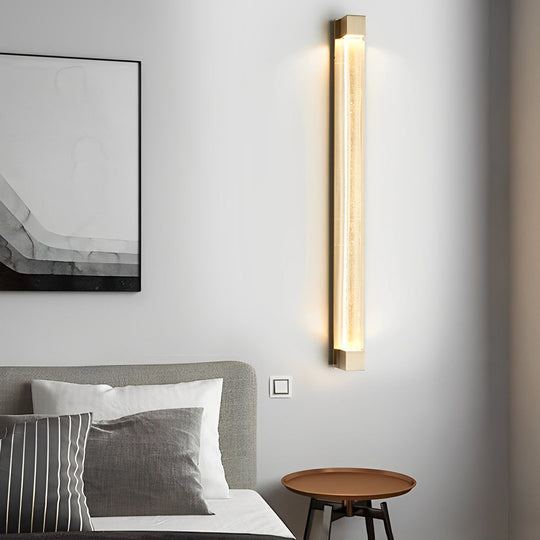 Minimalist Crystal Strip Postmodern LED Wall Lamp