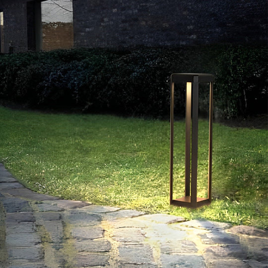 Modern Black Solar Pathway Light Durable & Minimalist Design