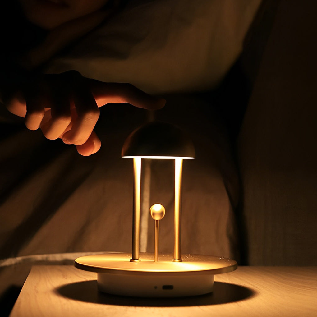 Nickel Jingle Table Lamp – Touch Dimming Ambience