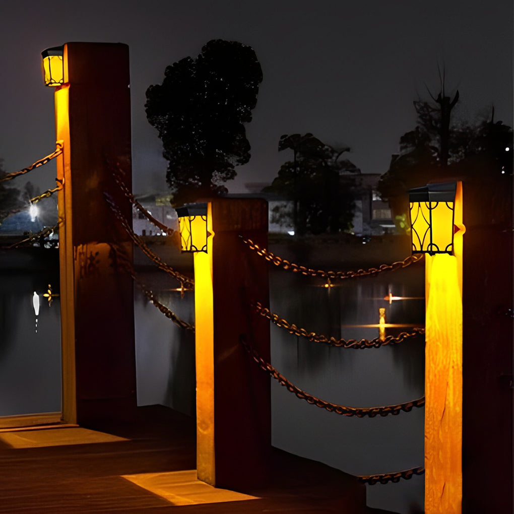Solar LED RGB Motion Sensor Outdoor Waterproof Wall Lights