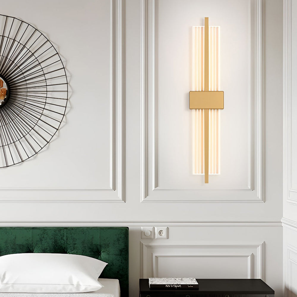 Creative Rectangle Warm Light Postmodern Wall Lamp