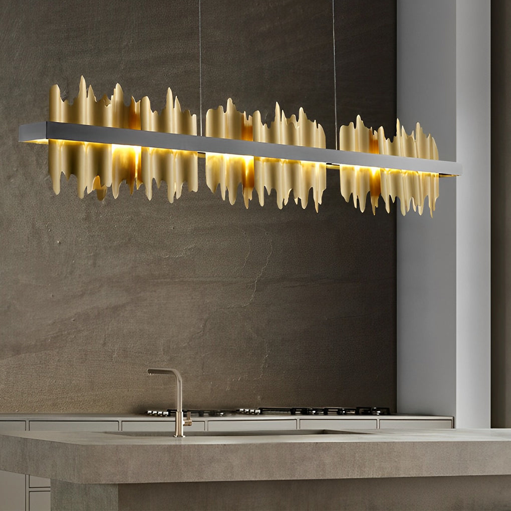 Mountains Shaped Stepless Dimming LED Postmodern Chandelier