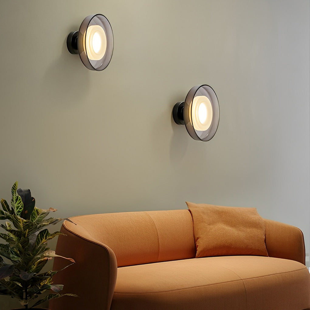 Creative Round Glass Post-Modern LED Wall Lamp
