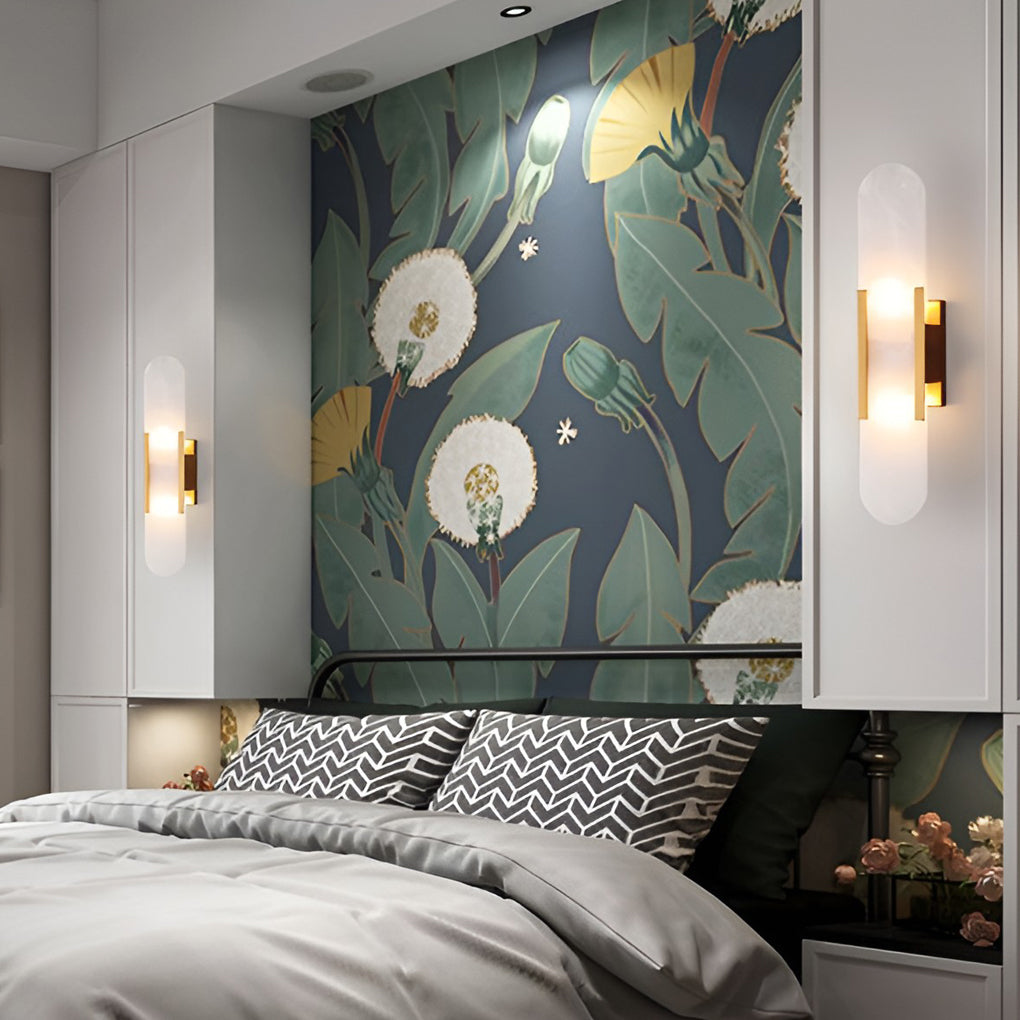 Electroplated Metal G4 LED Up and Down Wall Sconce