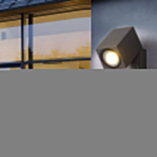 Square Adjustable Motion Sensor LED Wall Lamp Indoor Outdoor Sconce