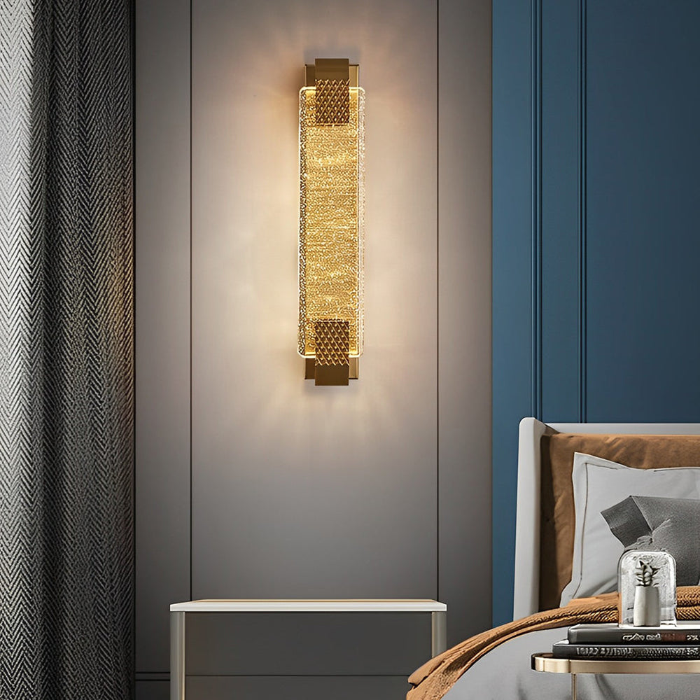 Crystal Bubbles LED Wall Light with 3-Step Dimming