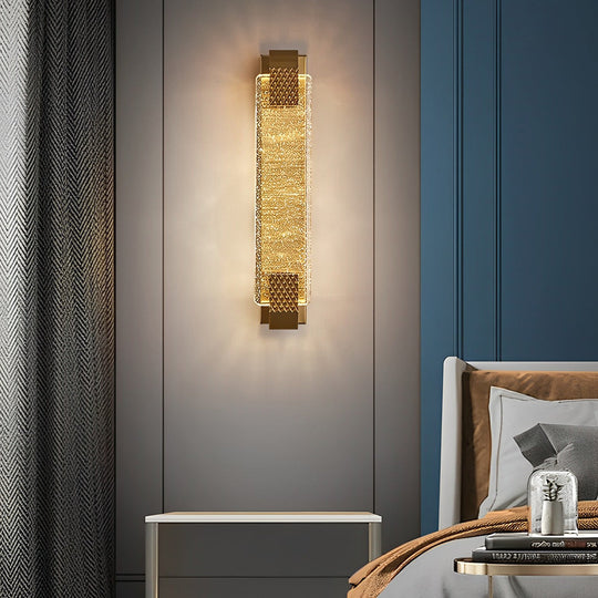 Crystal Bubbles LED Wall Light with 3-Step Dimming