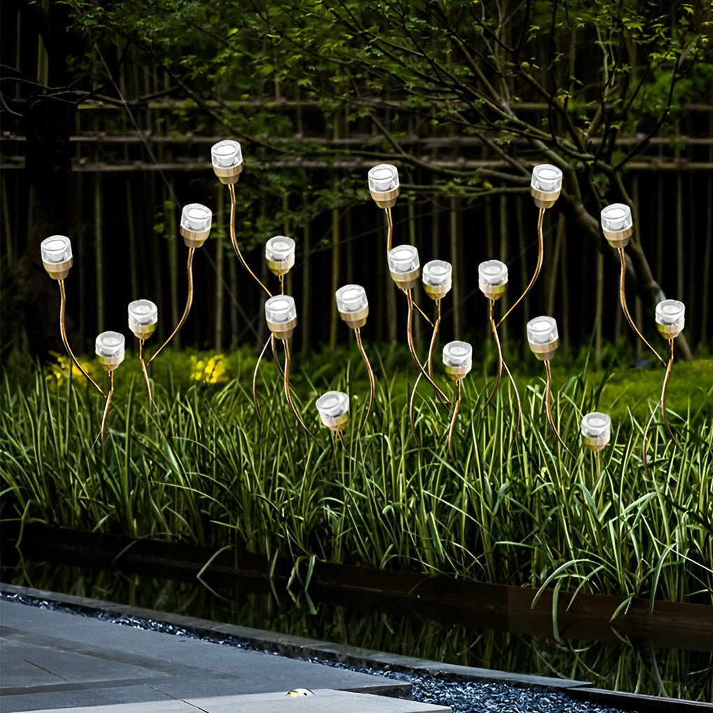 Outdoor Flower Bud LED Lawn Lights – Apple & Grape Designs