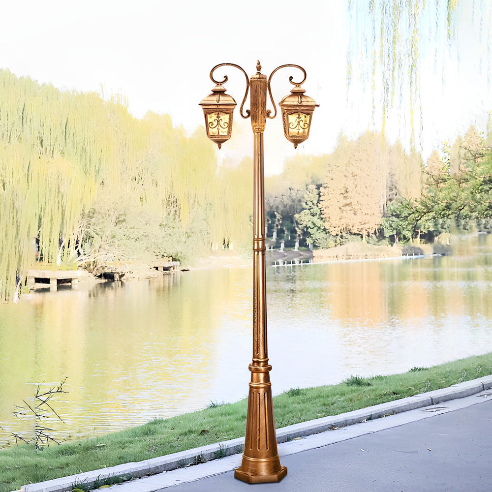 2 Light Outdoor Waterproof Retro European Style Street Lights