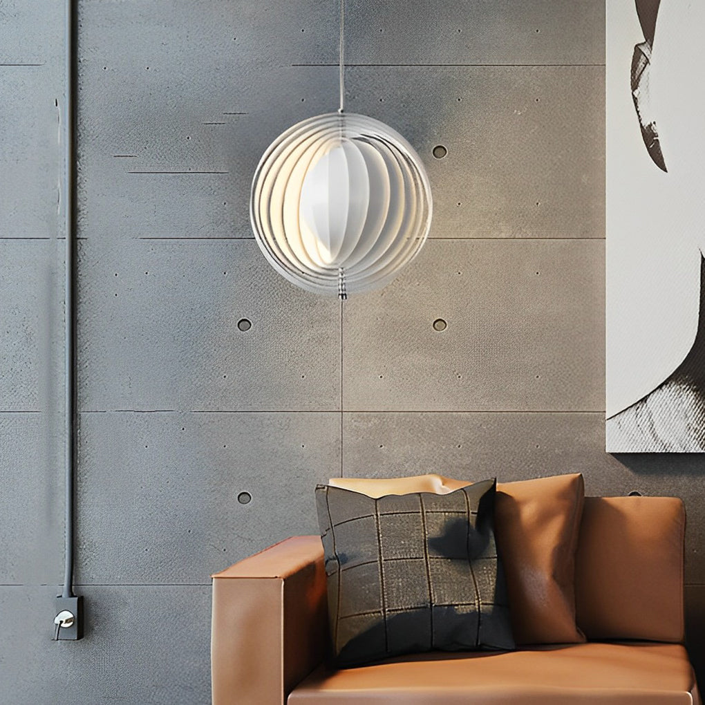 360° Rotatable Metal Creative White Nordic Pendant Light
