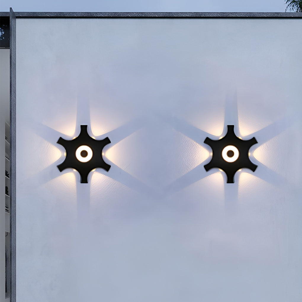 Flower Shaped LED Waterproof Nordic Wall Sconce