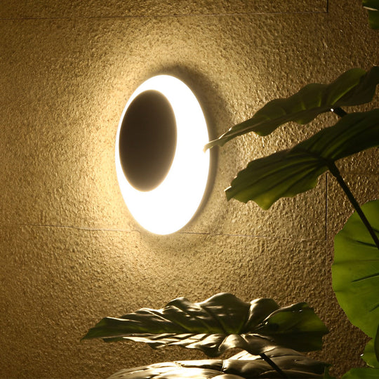 Oval Waterproof Modern LED Decorative Wall Lamp