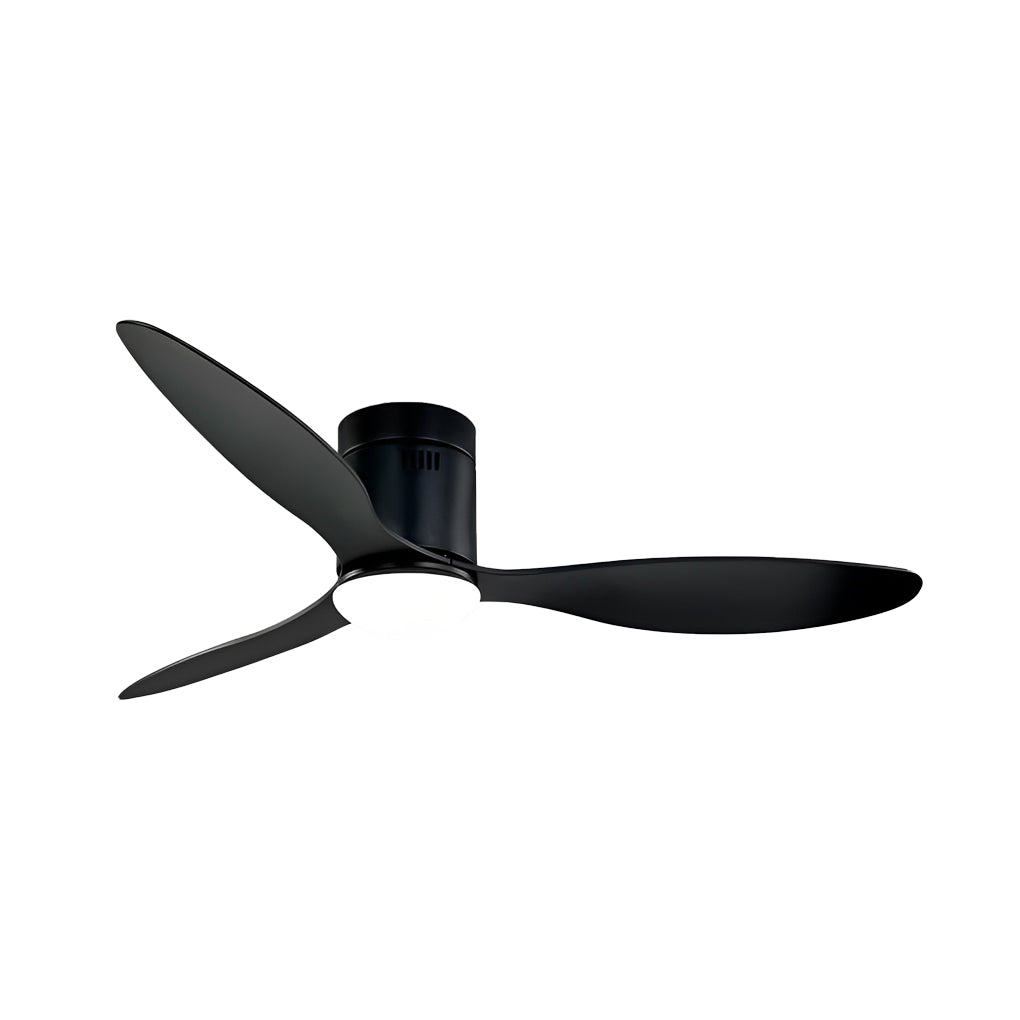 3-Blade Modern Ceiling Fan with Dimmable LED Light and Remote Control