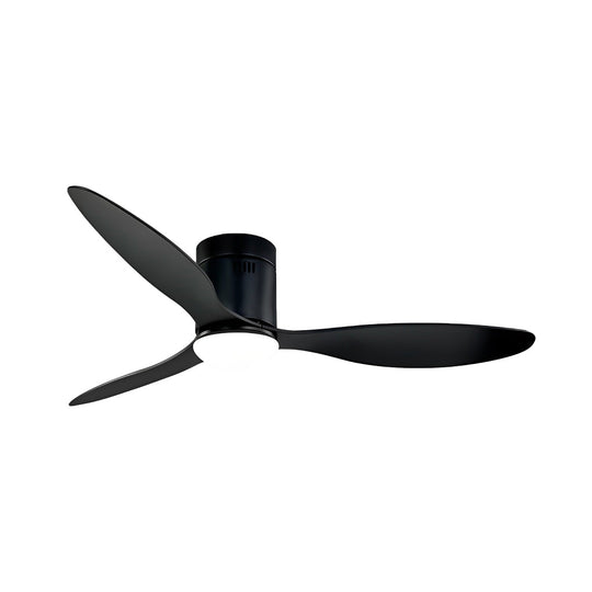 3-Blade Modern Ceiling Fan with Dimmable LED Light and Remote Control