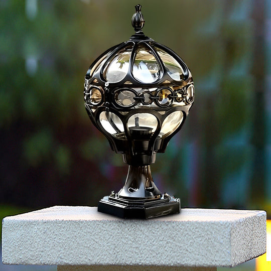 Creative Round Ball Waterproof LED European Style Fence Post Lights