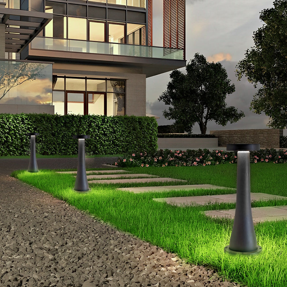 Waterproof Black Mushroom Outdoor Pathway Light