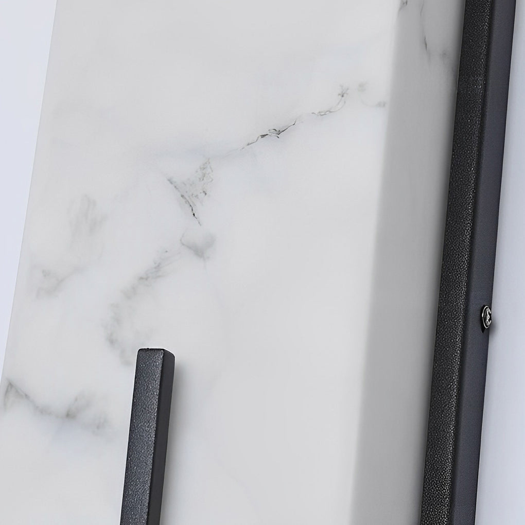 Resin Rectangular Waterproof LED Outdoor Wall Sconce