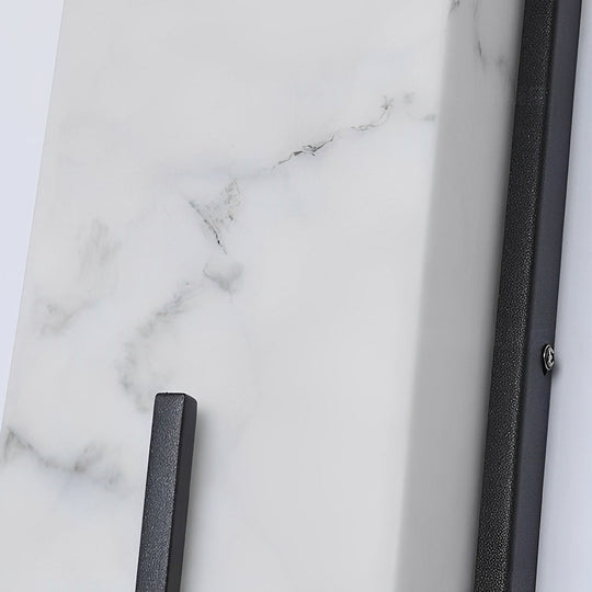Resin Rectangular Waterproof LED Outdoor Wall Sconce