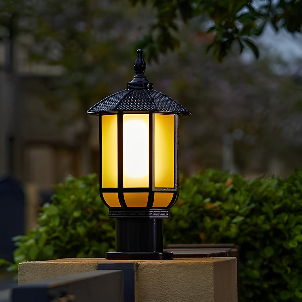 Waterproof IP55 LED Retro Outdoor Fence Post Light