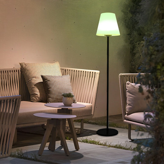 60 Inch Modern App Control Outdoor LED Solar Floor Lamp
