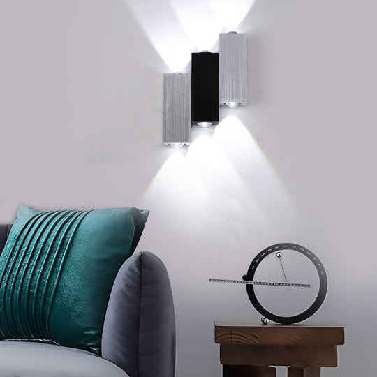 Rectangular LED Up and Down Lights Modern Wall Washer Light