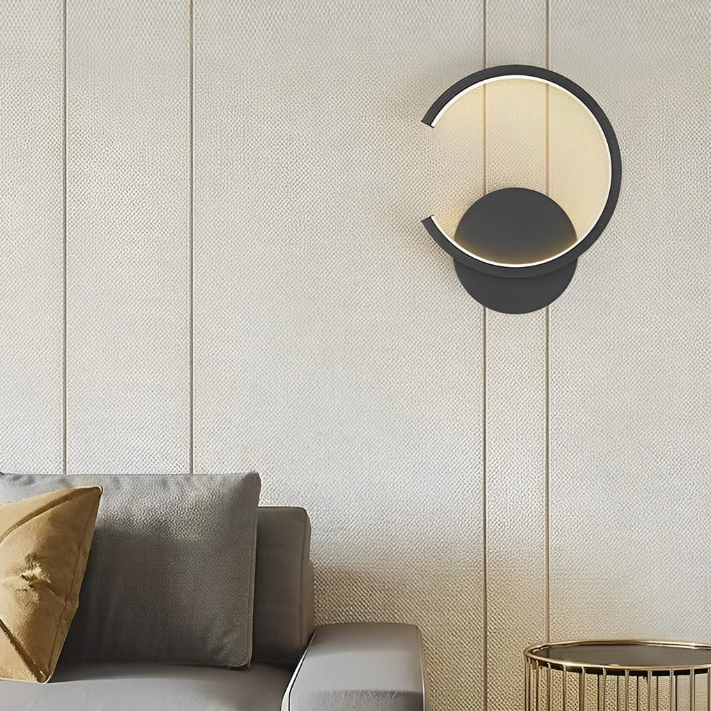 Round Stepless Dimming Nordic LED Wall Lamp