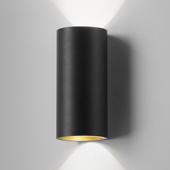 Cylindrical Up and Down Modern LED Wall Lamp