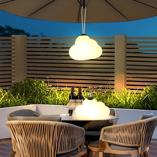 Waterproof Clouds Creative USB Rechargeable Outdoor Hanging Light